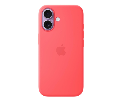 Etui do telefonów APPLE Silikonowe etui do iPhone 17 MagSafe różowa guawa
